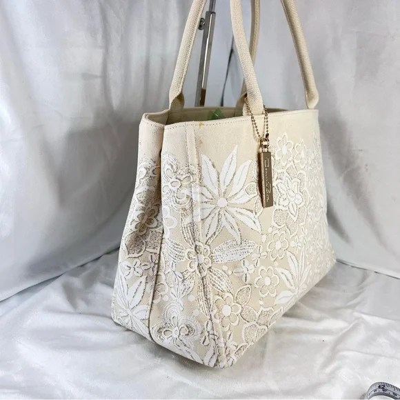 Oscar De La Renta Floral CanvasTote for Neiman Marcus/Target - Picture 7 of 12